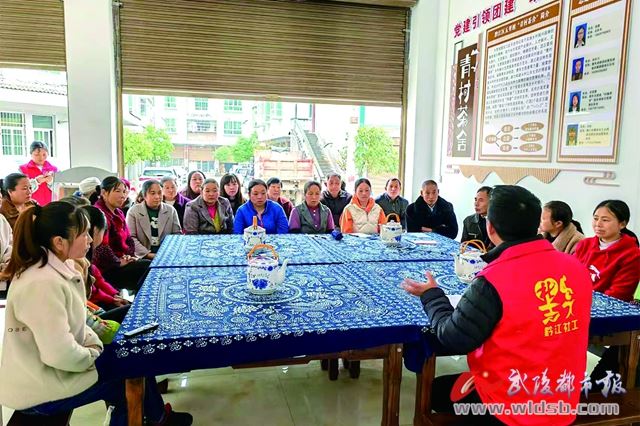 胡家坝村探索党建带团建基层治理新模式